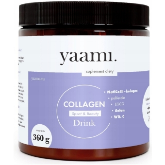 LullaLove Yaami Collagen drink Sport & Beauty smak malinowo-żurawinowy proszek 360g cena 138,90zł