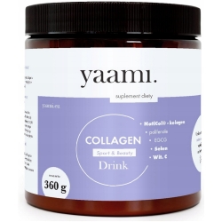 LullaLove Yaami Collagen drink Sport & Beauty smak malinowo-żurawinowy proszek 360g cena 138,90zł
