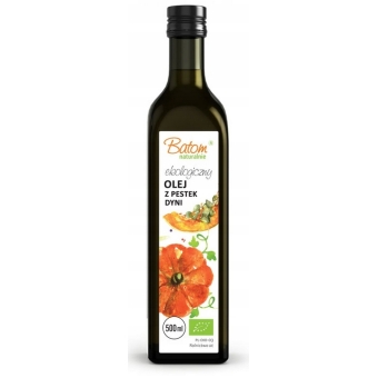 Batom BIO Olej z pestek dyni nierafinowany ekologiczny 500ml cena 49,00zł