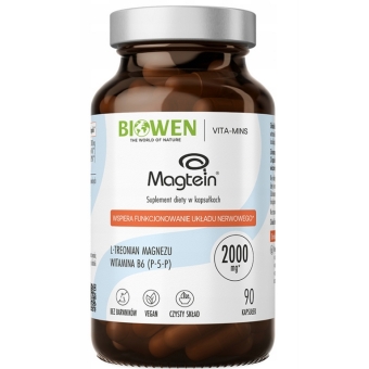 Biowen Treonian magnezu Magtein 90kapsułek cena 129,00zł