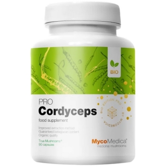 MycoMedica Cordyceps PRO BIO 90kapsułek cena 151,70zł