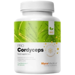 MycoMedica Cordyceps PRO BIO 90kapsułek cena 151,70zł