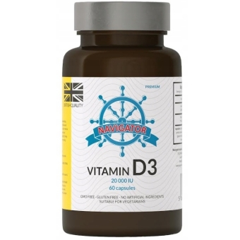 Navigator Witamina D3 20000IU 60kapsułek cena 52,90zł
