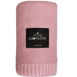 LullaLove Bambusowy koc Piwonia splot klasyczny 80x100cm 1sztuka cena 134,90zł