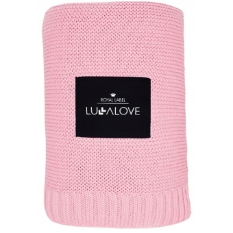 LullaLove Bambusowy koc Candy pink różowy 80x100cm 1 sztuka cena 139,00zł