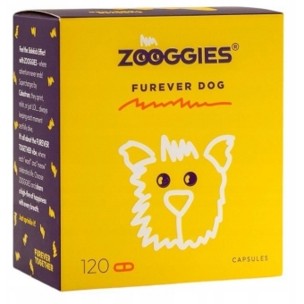 Zooggies Furever DOG odporność jelita stres biegunki dla psów 120kapsułek cena 286,90zł