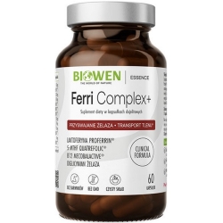 Biowen Ferri Complex+ 60kapsułek cena 89,99zł