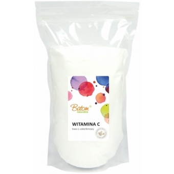 Batom Witamina C (Kwas l-askorbinowy) BIO 1000g PROMOCJA cena 35,55zł