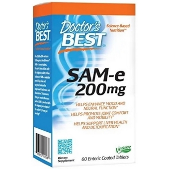 Doctor's Best SAM-e 200mg 60tabletek PROMOCJA cena 169,00zł