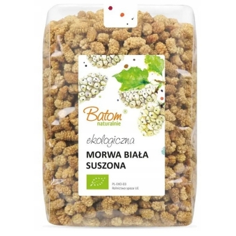 Batom BIO Morwa biała suszona ekologiczna 1kg (1000 g) cena 75,90zł