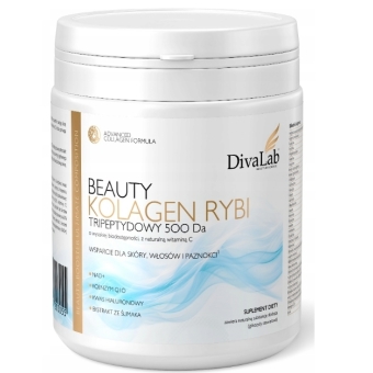 DivaLab Beauty kolagen rybi Tripeptydy 500 Da proszek 250g cena 177,90zł