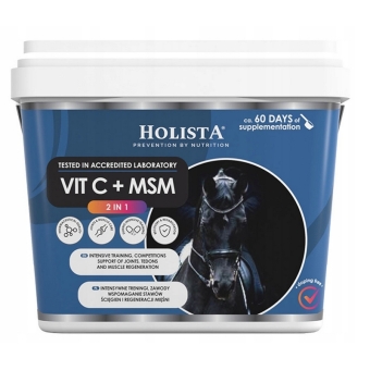 Holista Equine VIT C + MSM 2w1 na stawy dla koni 1kg cena 112,90zł