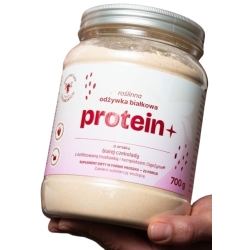 Odżywka białkowa Protein+ o smaku białej czekolady proszek 700g Pasieki Rodziny Sadowskich cena 99,00zł