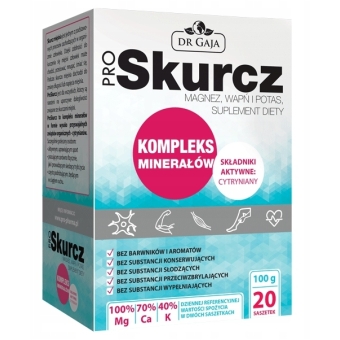 Dr Gaja ProSkurcz kompleks minerałów 20saszetek cena 19,90zł