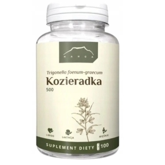 Nanga Kozieradka 500mg (40% saponin) 100kapsułek cena 35,00zł