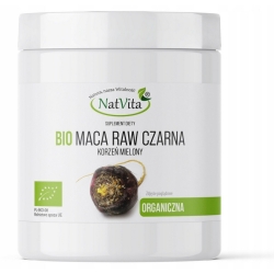 Natvita Maca BIO RAW czarna mielona 500g cena 114,90zł