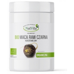 Natvita Maca BIO RAW czarna mielona 250g cena 55,90zł