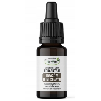 Natvita Koncentrat kwasów humusowych kwas Fulwowy w płynie 15ml cena 99,00zł