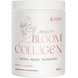 Kolagen Beauty smak pomarańczowy skóra włosy paznokcie biotyna proszek 400g Wish Pharmaceutical cena 108,90zł