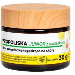 Propoliska maść propolisowa łagodzące Junior z rumiankiem 30ml Api Effect cena 34,90zł