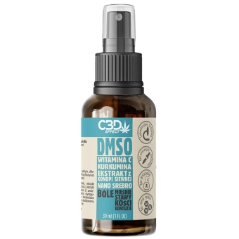 CBD Effect DMSO nano srebro spray z ekstraktem konopii i kurkumą 30ml API Effect cena 48,90zł