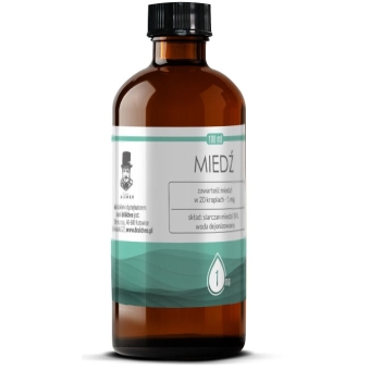 Zoke Miedź w kroplach 100ml Dr Alcheo cena 69,90zł