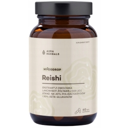 Aura Herbals Mycodrop Reishi 30:1  ekstrakt z owocnika reishi 60kapsułek cena 43,95zł