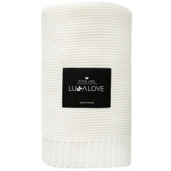 LullaLove Bambusowy koc Kokos splot klasyczny 80x100cm cena 148,90zł