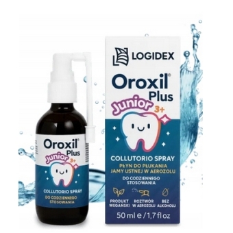Oroxil Plus Junior 3+ Spray do płukania jamy ustnej 50ml cena 84,90zł