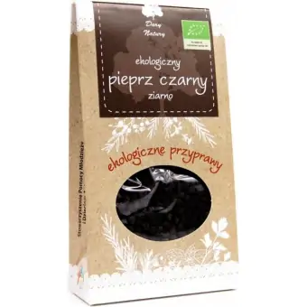 Pieprz czarny ziarnisty 50 g BIO Dary Natury cena 13,85zł