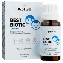 BestLab BestBiotic Junior krople dla dzieci probiotyk 12ml cena 88,90zł
