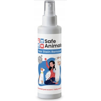 Safe Animals Tear Stain Remover preparat na zacieki pod oczami fałdy skóry płyn 100ml cena 44,90zł