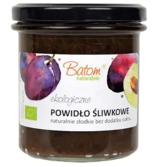 Batom Powidło śliwkowe 100% bez cukru ekologiczne powidła 340g cena 24,95zł