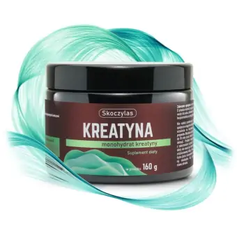 Skoczylas Kreatyna monohydrat kreatyny proszek 160g cena 32,90zł