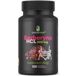 BetterMe Berberyna HCL 500mg 100kapsułek cena 99,90zł