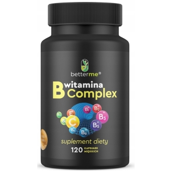 BetterMe Witamina B Complex 120kapsułek miękkich cena 25,90zł