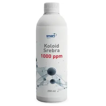 Koloid srebra 1000ppm nanocząsteczki srebra płyn 250ml cena 129,00zł