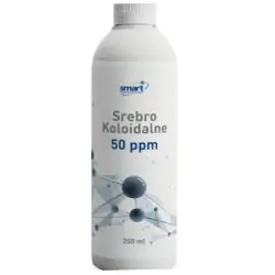 Koloid srebra 50ppm nanocząsteczki srebra płyn 250ml cena 54,90zł