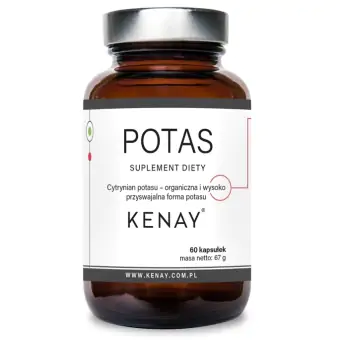 Kenay Potas 60kapsułek cena 27,90zł