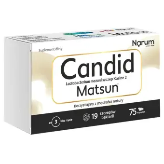 Narum Candid Matsun probiotyk Karine 75kapsułek Vitaway LLC cena 99,00zł