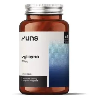 UNS L-glicyna 60kapsułek cena 39,00zł