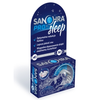 Sanohra zatyczki do uszu na sen PRO sleep rozmiar M 1para cena 44,90zł