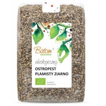 Batom BIO Ostropest plamisty ekologiczny ziarno 100% 1kg cena 32,90zł