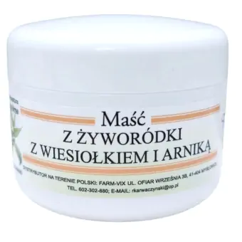 Maść z żyworódki z wiesiołkiem i arniką 50ml Farm-Vix cena 27,90zł