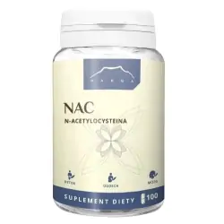 Nanga NAC 500mg N-acetylocysteina 100kapsułek cena 36,34zł