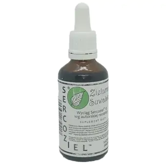 Wyciąg Sercoziel1:5 wg autorskiej receptury krople 50ml Zielarnia Suwalska cena 59,00zł