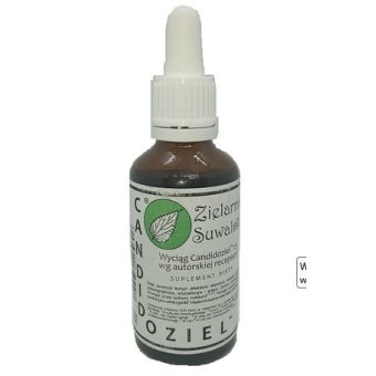 Wyciąg Candidoziel 1:5 wg autorskiej receptury krople 50ml Zielarnia Suwalska cena 59,00zł