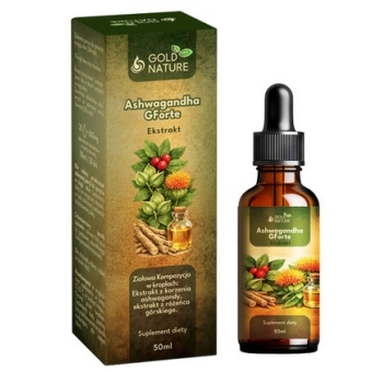 Ashwagandha GForte krople 50ml Goldfarmex cena 79,00zł