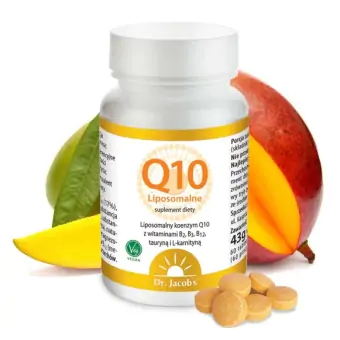 Dr Jacobs Q10 Liposomalne koenzym liposomalny 60tabletek do ssania cena 79,00zł