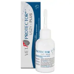 Vet Protector Uszy płyn do czyszczenia uszu psa kota 50ml cena 34,90zł